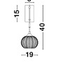 Dekorativní - NV 9191545 Nástěnné svítidlo VARIO čiré sklo a saténový zlatý kov E27 1x12W 230V IP20 bez žárovky - NOVA LUCE - foto 3