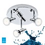 Koupelnová - BRI 2992038R LED bodové svítidlo pr. 21 cm 3xGU10 4,8W 400lm chrom (starý kód: BRI 2992-038R) - BRILONER - foto 3