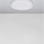 Kruhová - NV 9053591 Stropní svítidlo TROY kov a akrylový difuzor matná bílá LED 40W 230V 3000K IP20 stmívatelné - NOVA LUCE - foto 3