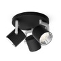 Bodová - PH 50673/30/P0 LED Bodové svítidlo Philips Byrl 50673/30/P0 3x4,3W černé s funkcí SceneSwitch - PHILIPS (915005698001) - foto 3