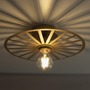 Dekorativní - LD 15635-60 SPIKE LED stropní svítidlo 30x30 matná mosaz kruhové laťový vzhled - LEUCHTEN DIREKT / JUST LIGHT - foto 3