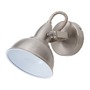 Bodová - BRILO 2049012 Bodové svítidlo pr. 10 cm 1x E14 40W satén-bílé (starý kód: BRILO 2049-012) - BRILO - foto 3