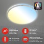 Kruhová - BRILO 3065-014 LED CCT Smart stropní svítidlo pr. 49 cm 42W 4500lm chrom - BRILO - foto 3