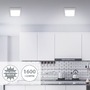Hranatá - BRI 7118-414 LED stropní svítidlo, 22,5 cm, 16,5 W, matný chrom - BRILONER - foto 3