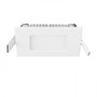 Hranatá - RED R12967 SOCORRO SQ 85 zápustná bílá 230V LED 3W 3000K - RED - DESIGN RENDL - foto 3