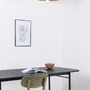 Dekorativní - FARO 62174-69 COSTAS 600 H140 nástěnné a stropní svítidlo, černá/ratan - FARO - foto 3