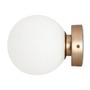 Dekorativní - M MOD321WL-01G1 Nástěnné svítidlo Basic form E14 40W bílá koule zlatý kov - MAYTONI - foto 3