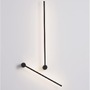 Nepřímé osvětlení - NV 9009324 Nástěnné svítidlo SYNTHESI černý hliník a akryl LED 25W 230V 3000K IP20 - NOVA LUCE - foto 3
