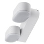 LED nástěnné svítidla - LED nástěnné svítidlo Epistar 2x6W bílé tělo otočné - foto 3