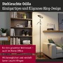 Stojací lampy - P 71279 LED stojací svítidlo Odila měnitelná bílá 2x10,4W černá mat, chrom - PAULMANN - foto 3