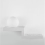 Dekorativní - NV 9183311 Nástěnné svítidlo ROOM bílý hliník a opálové sklo vypínač na těle LED Samsung 6W 230V 3000K IP20 nabíjení telefonu - NOVA LUCE - foto 3