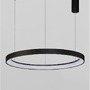 Kruhová - NV 9853686 Závěsné svítidlo PERTINO černý hliník a akryl LED 60W 230V 3000K IP20 stmívatelné - NOVA LUCE - foto 3