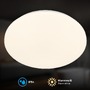 Kruhová - BRILO 3892016 BRILONER Mojo stropní svítidlo pr.27 cm - 24W, 2600lm, LED, teplá bílá, IP54, bílé 3892016 - foto 3