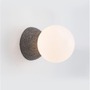 Dekorativní - NV 9577012 Nástěnné svítidlo ZERO šedý beton a opálové sklo G9 1x5W IP20 220-240V bez žárovky - NOVA LUCE - foto 3