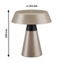 Stolní lampy dekorační - P 77061 Nabíjecí bateriové svítidlo Lirox IP44 CCT šampaň/černá - PAULMANN - foto 3