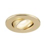 Pro zapuštěná svítidla - LA 1007191 UNIVERSAL DOWNLIGHT kryt pro downlight IP20, výkyvný, kulatý, matně zlatý - BIG WHITE (SLV) - foto 3
