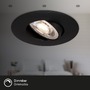 Kruhová - BRI 7048-035 3ks sada LED vestavné svítidlo, pr. 9 cm, nastavitelné, 5 W, černá - BRILONER - foto 3