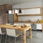 Podélná - BRILO 4009-055 Závěsné svítidlo, 96 cm, max. 40 W, černá-bílá-šedá - BRILO - foto 3