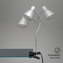 Stolní lampy s klipem - BRI 2615-014P LED svítidlo se svorkou 28,5 cm 2,5W 250lm titan - BRILONER - foto 3