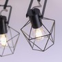 Bodová - LD 15672-78 JARO Stropní svítidlo z kovu a dřeva s nastavitelnými spoty ve vintage stylu - LEUCHTEN DIREKT / JUST LIGHT - foto 3