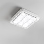 Přisazená - FAN LED-ENERGY-80-PL Venkovní stropní svítidlo ENERGY bílá, hliník, 80 W, 11100 lm, 4000 K, IP65, 34,8 x 34,8 x 7,6 cm - FANEUROPE - foto 3