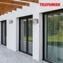 Nástěnná - TF 321905TF TELEFUNKEN LED venkovní nástěnné svítidlo, voděodolné a prachotěsné, kostka, černá/bílá - BRILONER - foto 3