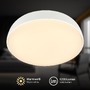 Kruhová - BRILO 3875016 Nikan stropní svítidlo pr.28,5 cm - 12W, 1200lm, LED, 3000K teplá bílá, bílé - BRILO - foto 3
