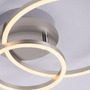 Kruhová - LD 14021-55 IVANKA LED stropní svítidlo, barva ocel, teplá bílá, otočné, kruhové 3000K - LEUCHTEN DIREKT / JUST LIGHT - foto 3