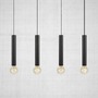 Podélná - MAR 108264 Sencillo závěsné svítidlo černé 4 lampy - Markslöjd - foto 3
