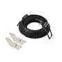 Kruhová - LA 1007332 NEW TRIA® 68 kroužek pro vestavbu do stropu, D: 8,2 H: 2,6 cm, IP 20, černá - BIG WHITE (SLV) - foto 3