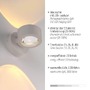 Nepřímé osvětlení - LD 19330-39 LED nástěnné svítidlo na baterie AKKU-CHIA, písková barva, 3000K - JUST LIGHT - foto 3