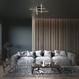 Dekorativní - BRILO 3718-045 LED nástěnné a stropní svítidlo, 64,5 cm, 24 W, 700 lm, černá - BRILO - foto 3