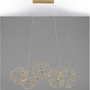 Podélná - NV 9695211 Závěsné svítidlo NEBULA zlatý kov LED 22W 230V 3000K IP20 - NOVA LUCE - foto 3