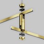 Lištové Magnetic Maytoni Flarity - M TRA157SW-D1-BS Dvojitý lankový závěs 24V mosaz hliník pro magnetickou lištu Flarity - MAYTONI - foto 3