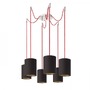 Sestavte si sami - RED R11786 KOMBIX 6 závěsná sada CHZ+ČEK+CHO  230V E27 6x28W - RED - DESIGN RENDL - foto 3