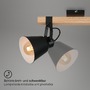 Bodová - BRILO 2406-025 Bodové svítidlo 40 cm 2x E27 40W černá - BRILO - foto 3