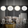 Kruhová - BRILO 7988036 Gima 3ks sada LED vestavné bodové svítidlo, 3 krokové ovládání, bílé - BRILO - foto 3