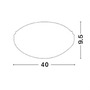 Plafoniéry - NV 702203 Stropní svítidlo SHELL bílá a čiré strukturované sklo E27 3x12W - NOVA LUCE - foto 3