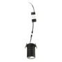 Bodová - RED R14240 AUGUSTA zápustná černá chrom 230V LED 12W 36° 3000K - RED - DESIGN RENDL - foto 3