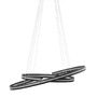 Kruhová - NV 9392011 Závěsné svítidlo TORRENTE černý hliník a akryl nastavitelné LED 55W 230V 3000K IP20 stmívatelné - NOVA LUCE - foto 3