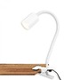 Stolní lampy s klipem - BRI 2176016 Fleks lampička na stůl, nastavitelná, s klipsem, bílé - BRILONER - foto 3