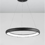 Kruhová - NV 8105602 D Závěsné svítidlo ALBI černý hliník a akryl LED 50W 230V 3000K IP20 stmívatelné - NOVA LUCE - foto 3