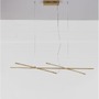Podélná - NV 9695214 Závěsné svítidlo RACCIO mosazný zlatý kov a akryl LED 27W 230V 3000K IP20 stmívatelné - NOVA LUCE - foto 3