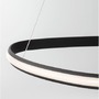 Kruhová - NV 9357064 Závěsné svítidlo ARIES černý hliník a akryl LED 32W 230V 3000K IP20 stmívatelné - NOVA LUCE - foto 3