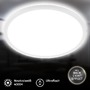 Kruhová - BRILO 3862416 BRILONER Slim Case stropní svítidlo pr.29,5 cm - 18W, 2400lm, neutrální bílá, LED, bílé 3862416 - foto 3