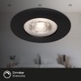 Kruhová - BRI 7047-035 3ks sada LED vestavné svítidlo, pr. 9 cm, stmívatelné, 5 W, černá - BRILONER - foto 3
