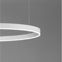 Kruhová - NV 9530221 Závěsné svítidlo MOTIF LED hliník a akryl bílá 80W 2700K-6000K 220-240V,CCT a stmívatelné, IP20 - NOVA LUCE - foto 3