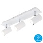 Bodová - BRILO 2857-036 Bodové svítidlo 45 cm 3xGU10 40W bílé - BRILO - foto 3