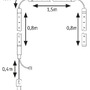Dekorační - P 78882 EntertainLED USB LED Strip osvětlení TV 75 palců 3,1m 5W 60LEDs/m RGB+ - PAULMANN - foto 3