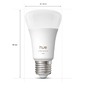 E27 - PH 8720169365735 Hue WCA 810 smart žárovka A60 E27, 8,1W, 1100lm (2ks), 1000-20000K RGB - PHILIPS - foto 3